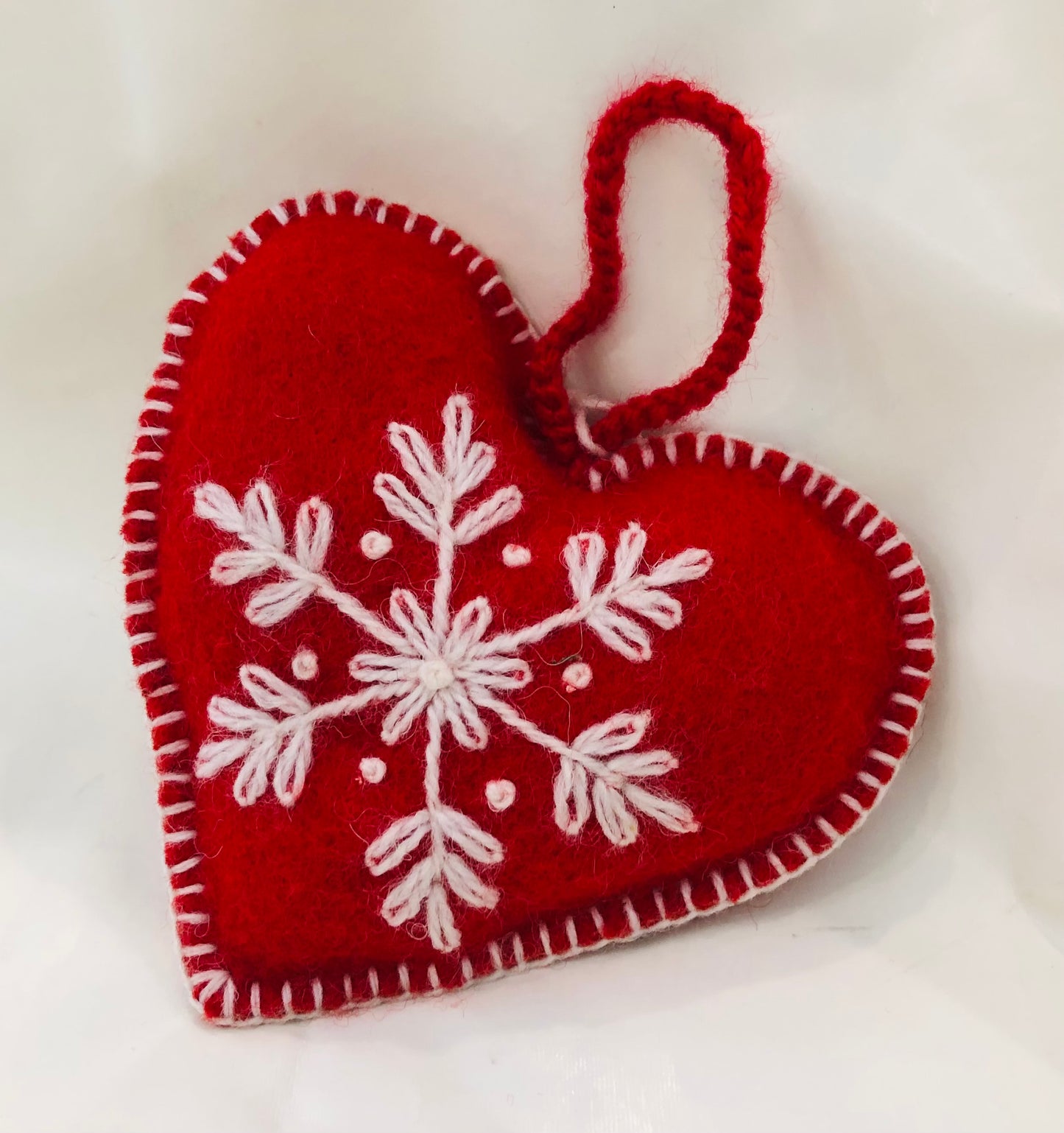 Heart Felt Wool Ornament