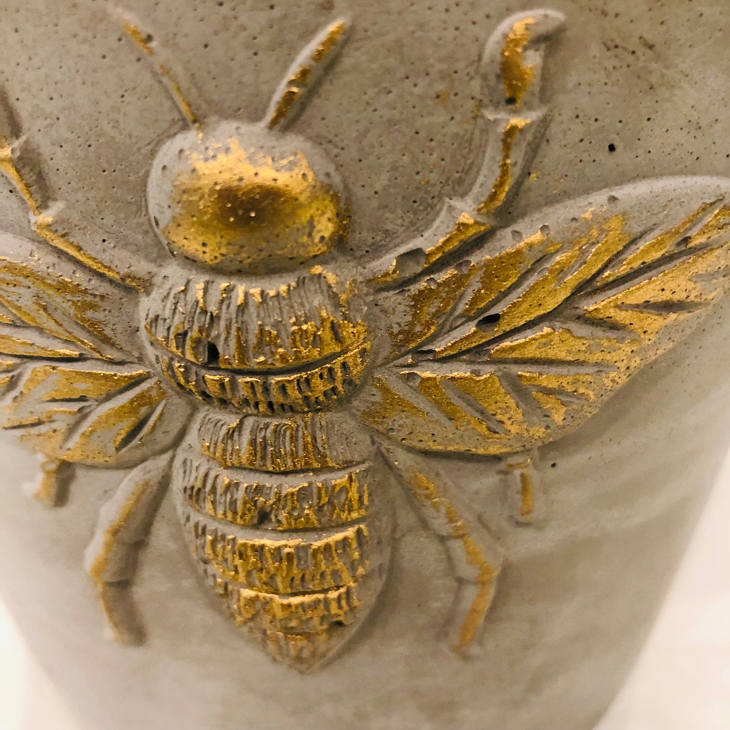 "Bee" Cache Pot, Cement