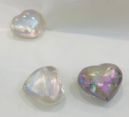 Angel Aura Quartz Heart