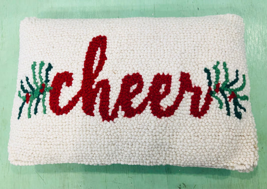 Cheer Hooked Pillow