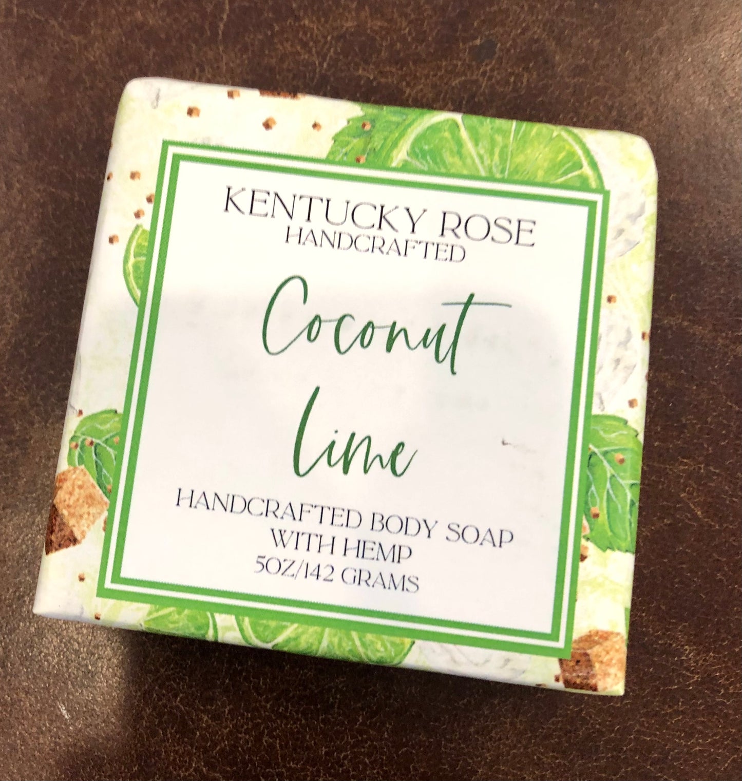 Coconut Lime Hemp Body Soap