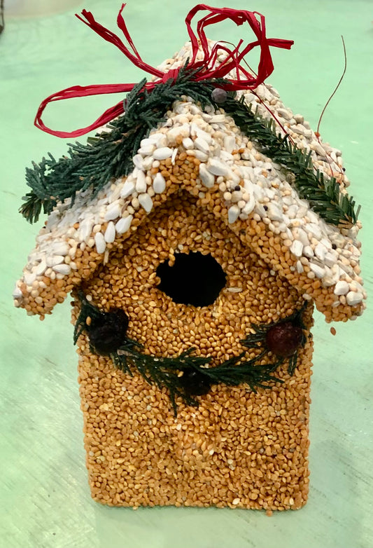 Holiday Seed Birdie Cottage