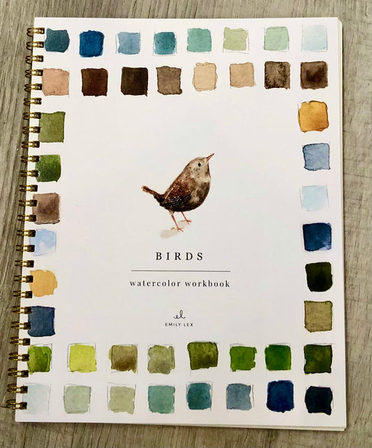 Birds Watercolor Workbook