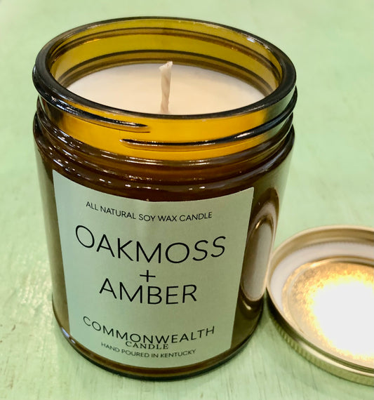 Oakmoss and Amber Candle