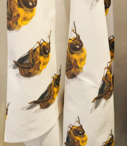 Cotton Tea Towel, Honey Bee