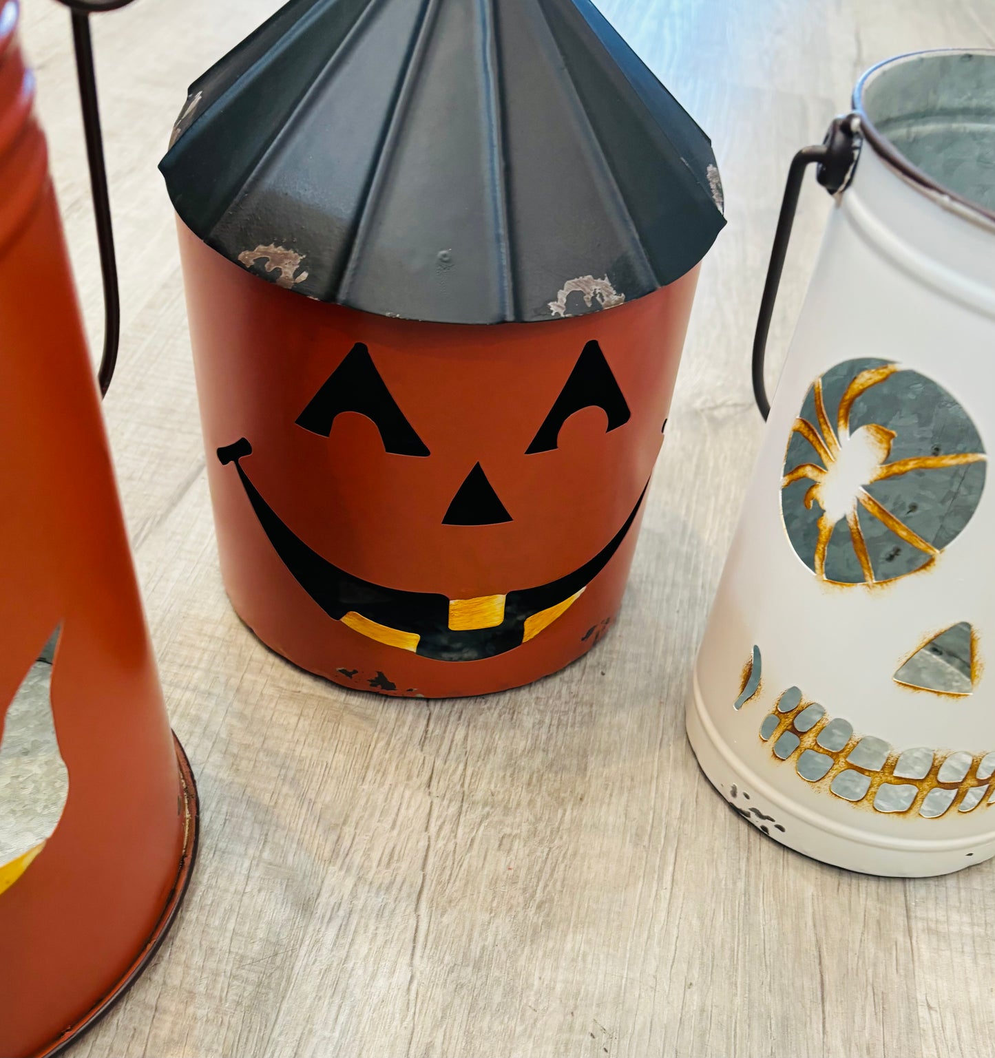 Jack-O-Lantern Luminary with Funnel Top