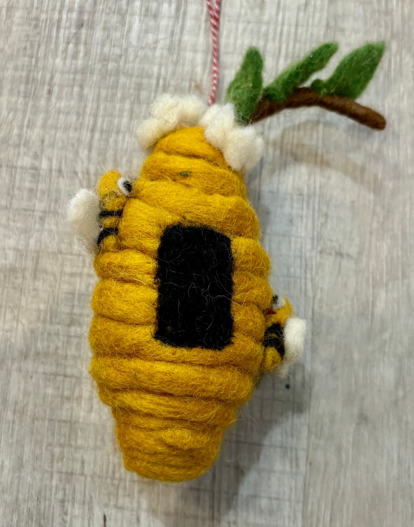 Bee Hive Felt Ornament