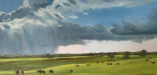 "Ahead of the Storm", Original Oil Painting by Connie Estes Beale