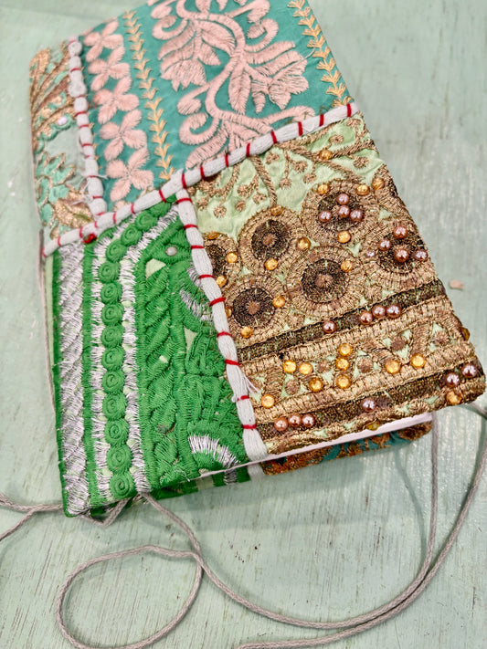 Green Patchwork Journal