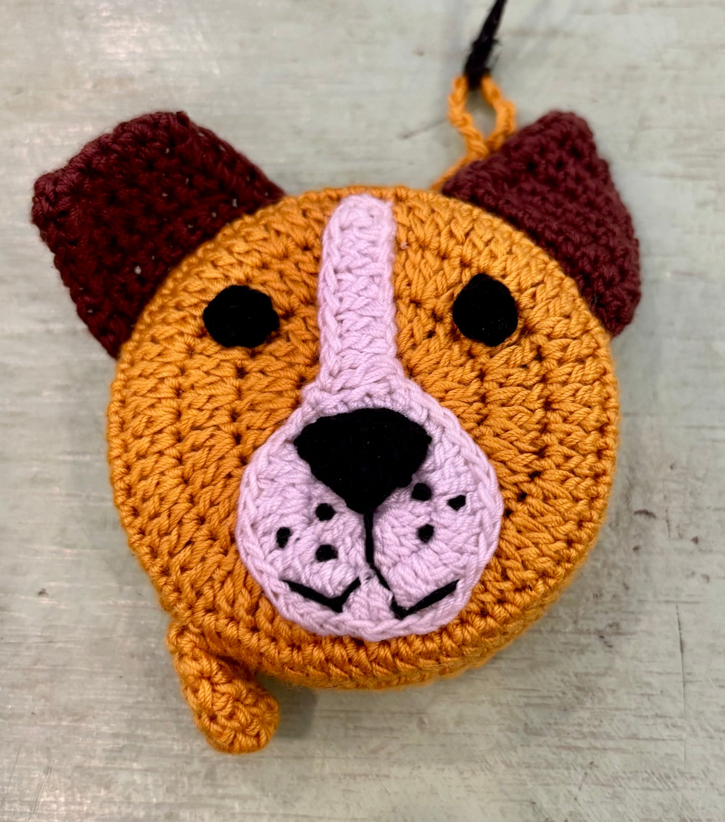 Crocheted Dog Measuring Tape