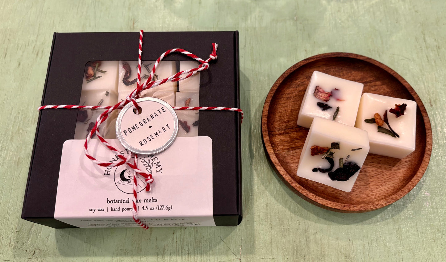 Botanical Wax Melts/Pomegranate & Rosemary