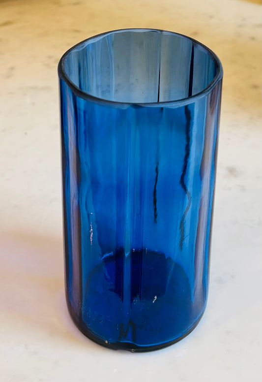 Recycled Blue Glass Tumbler, 15.2 oz.