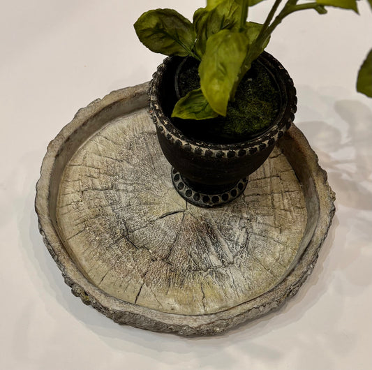 Cement Log Saucer