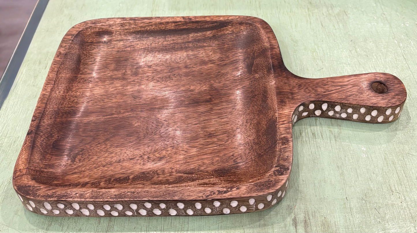 Mango Wood Mini Serving Tray