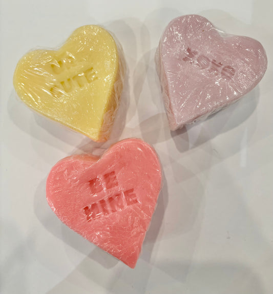 Love Notes Heart Soaps