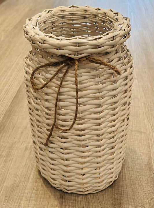 White Willow Milk Can Basket