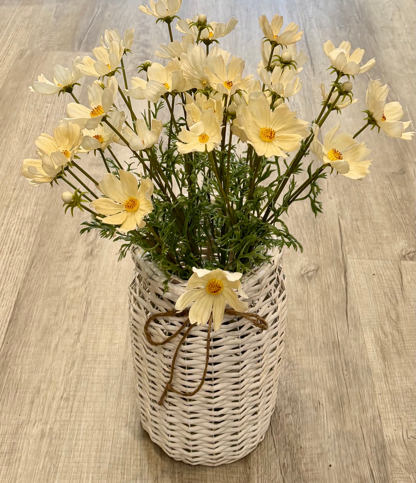 White Willow Milk Can Basket