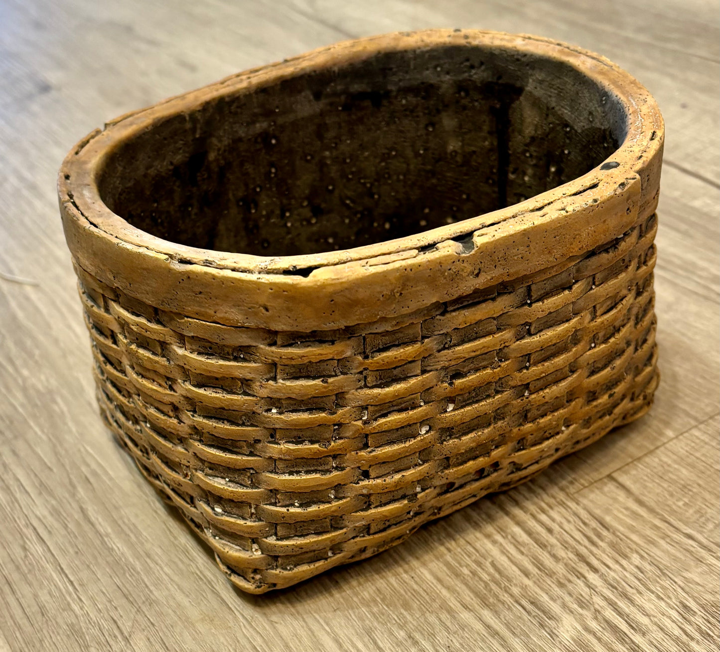Basket Design Cement Planter
