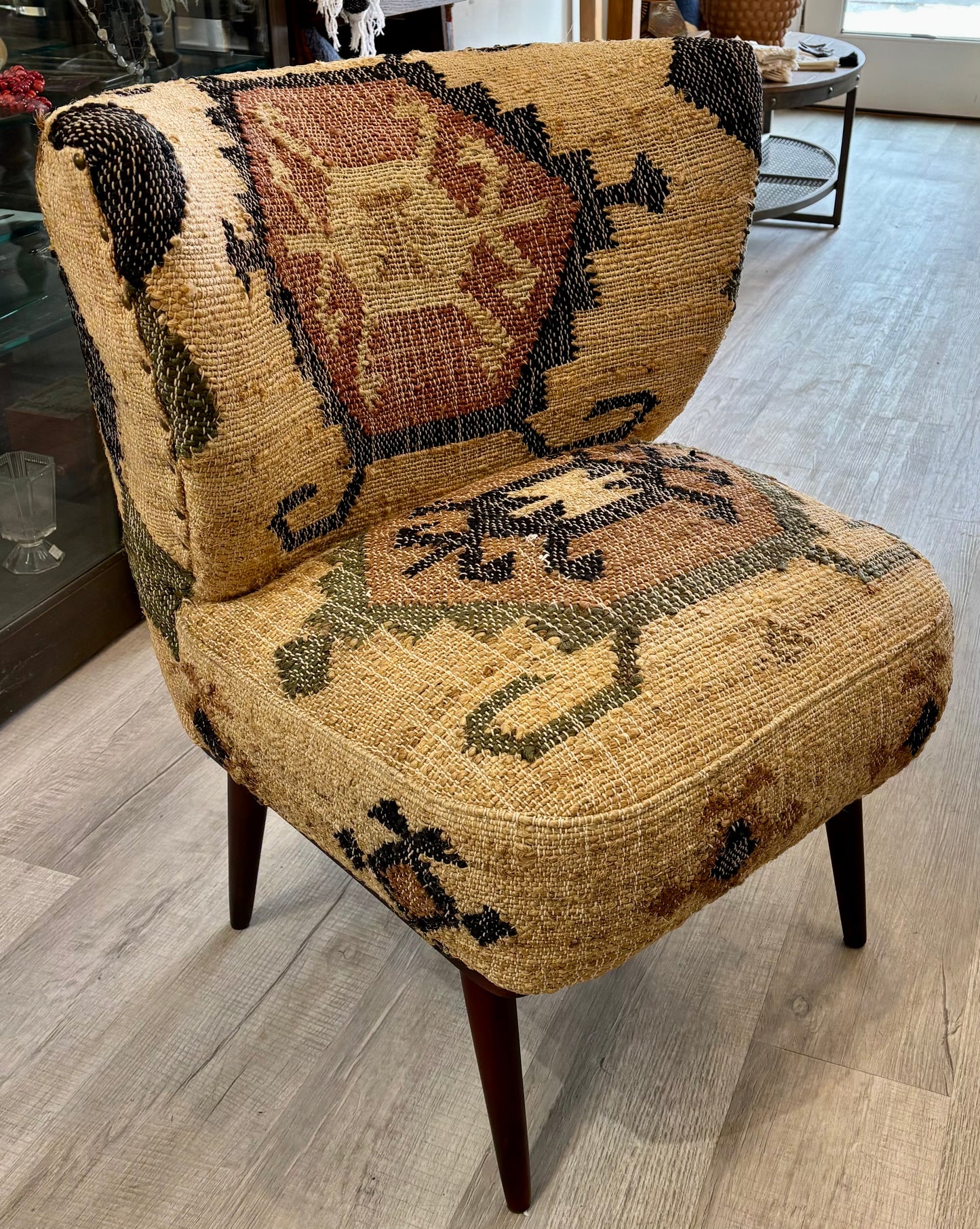 Accent Chair with Jute Covering