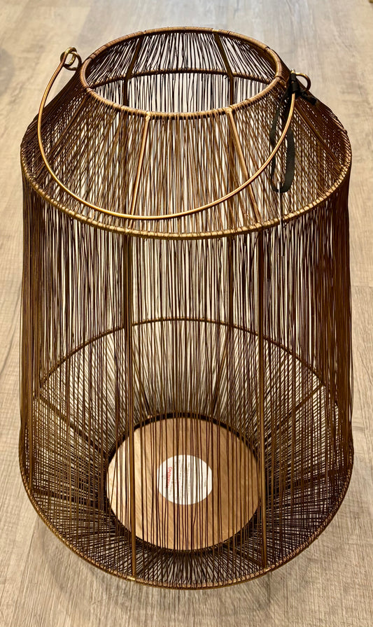 Golden Metallic Lantern