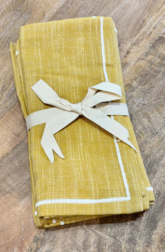 Saffron Dinner Napkins/set of 4
