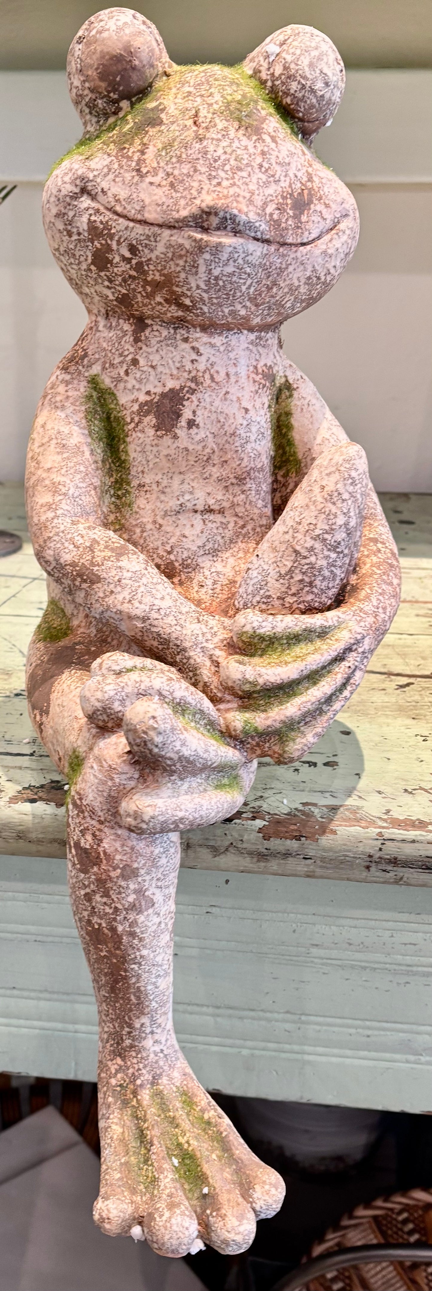 Faux Concrete Frog, Small