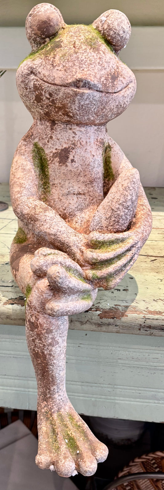Faux Concrete Frog, Small