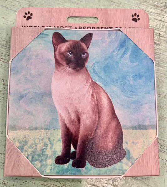 Siamese Cat Coaster