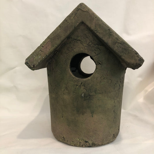 Birdhouse, Aged Terra Cotta