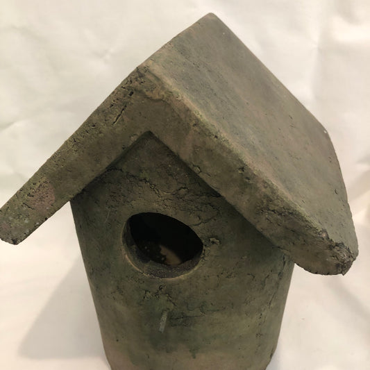 Birdhouse, Aged Terra Cotta