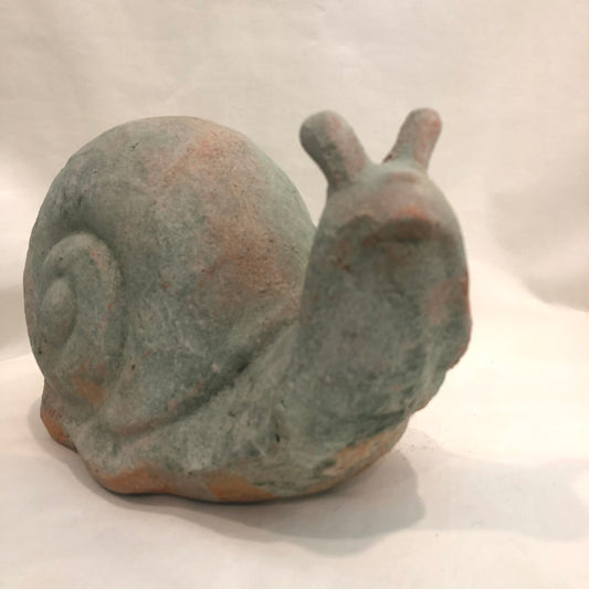 Terra Cotta Snail Garden Ornament