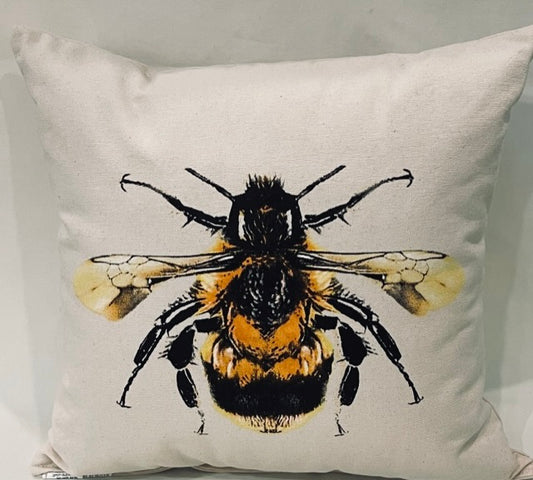 Pillow, Bumblebee, 14" x 14"