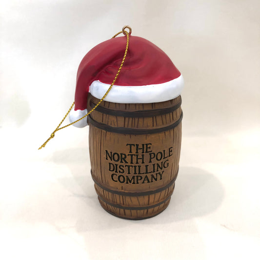 North Pole Bourbon Barrel Ornament