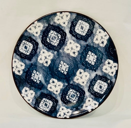 Plate, Indigo, 8.5"