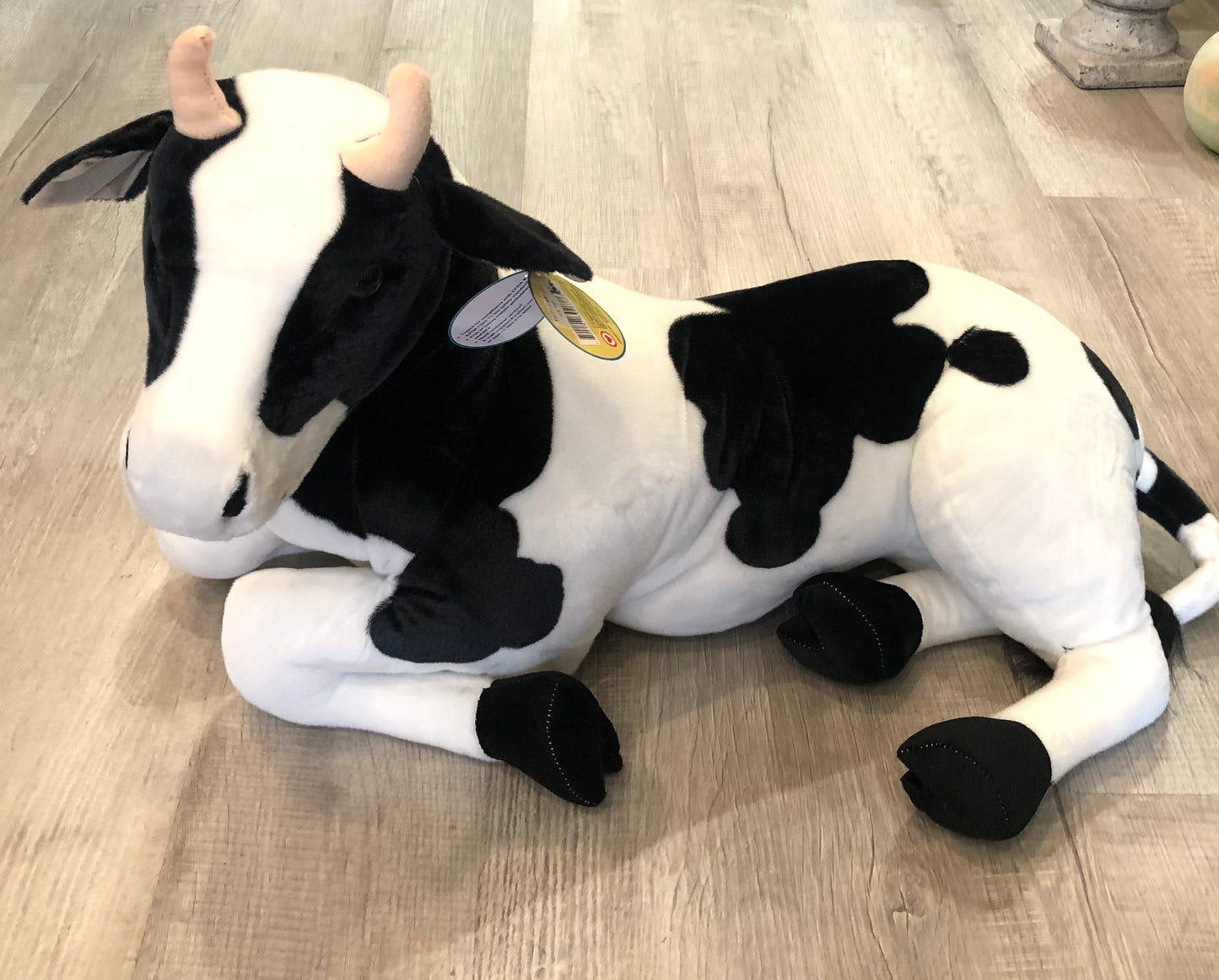 Black & White Cow, Stuffed Animal