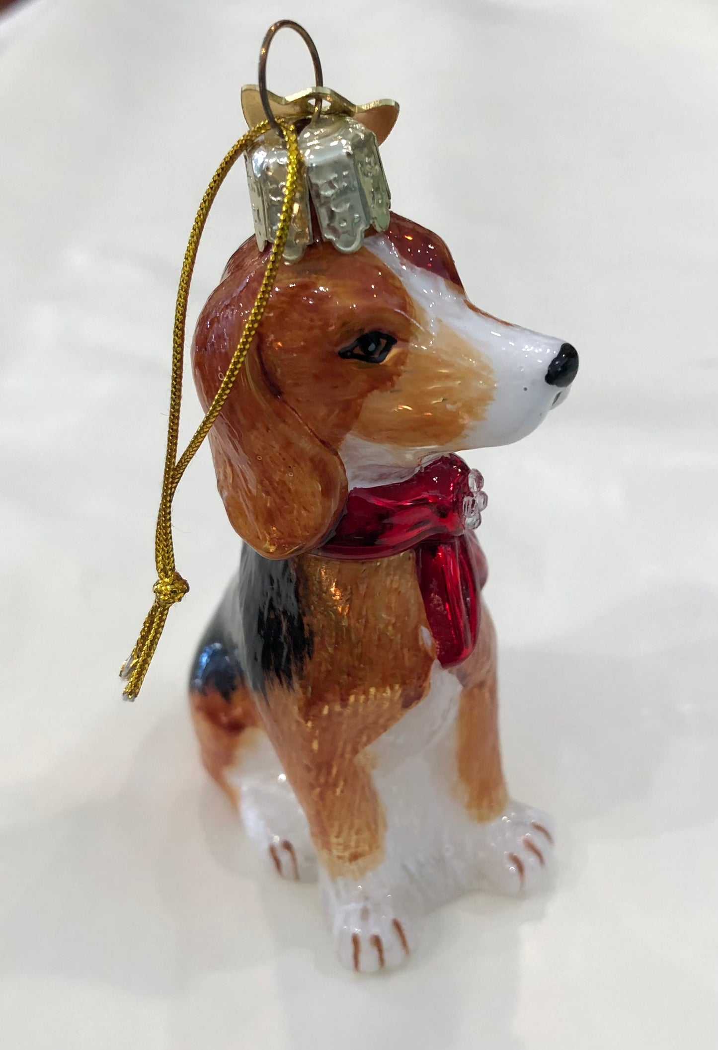 Ornament, Glass Beagle