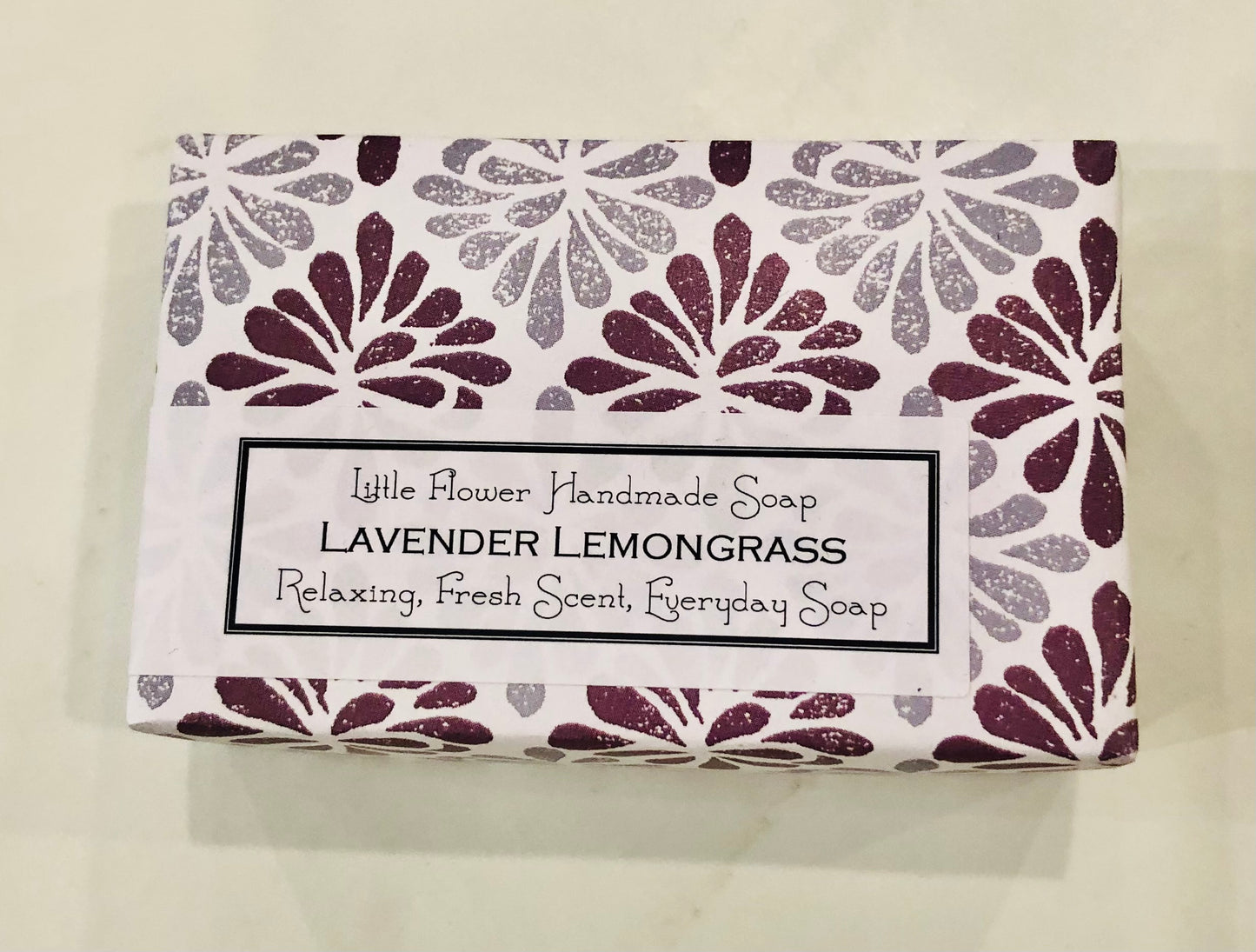 Soap, Lavender Lemongrass Handmade, 3.5 oz
