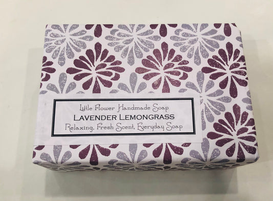 Soap, Lavender Lemongrass Handmade, 6 oz