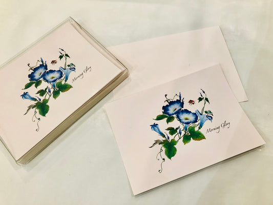 Note Cards, Morning Glories