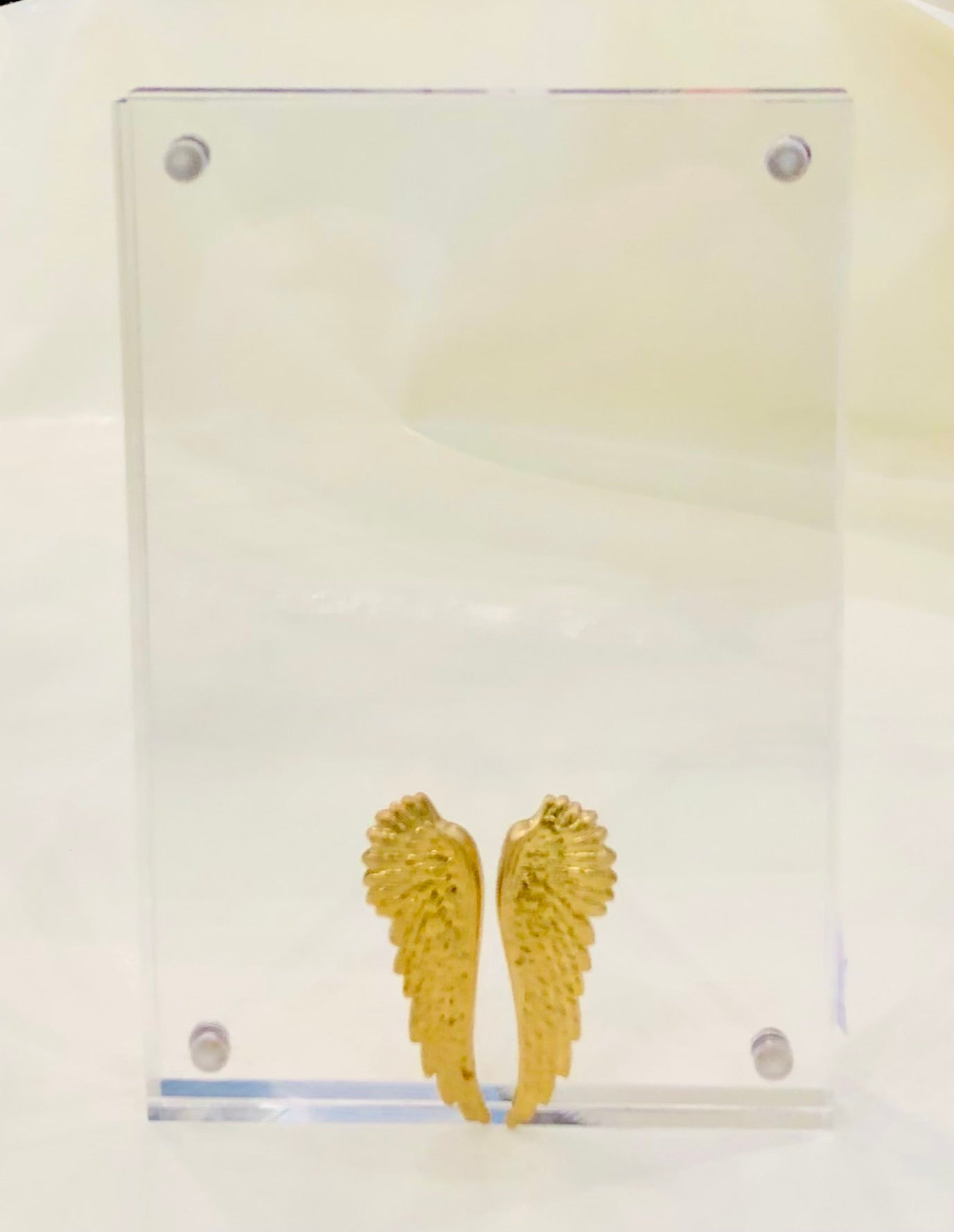 Acrylic Picture Frame, Angel Wings
