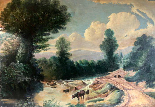 Vintage Oil Painting, Western Pennsylvania, Signed