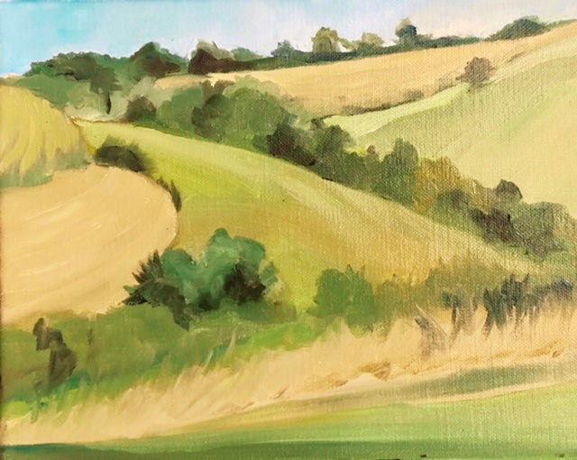 Painting, "Mercer County Meadow" by Connie Estes Beale