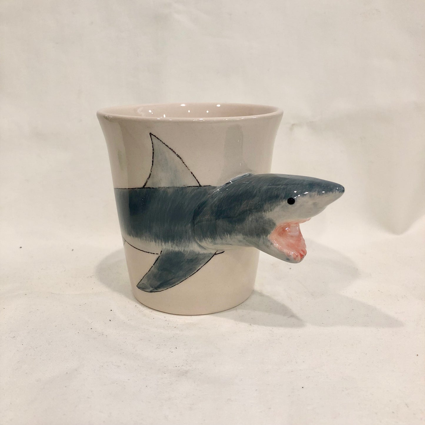 Mug, With Shark Handle