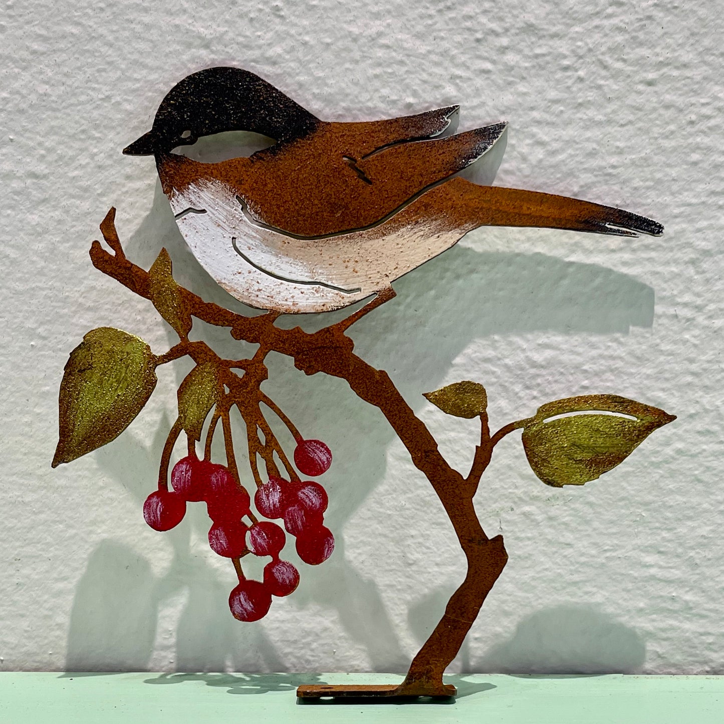 Garden Sculpture, Bird on Wild Cherry