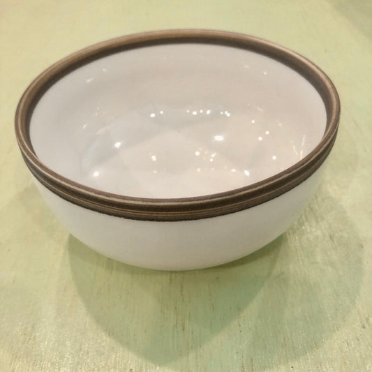 Bowl, Ivory Glazed Stoneware Soup Bowl