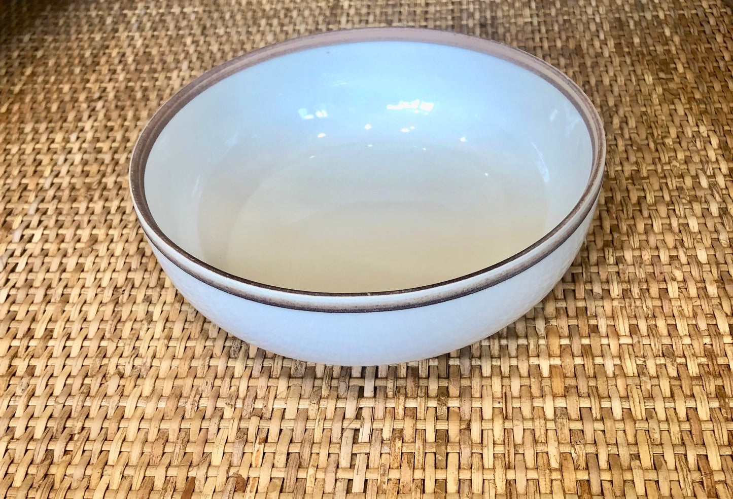 Porcelain Salad Bowl with Ivory Glaze/6.25"